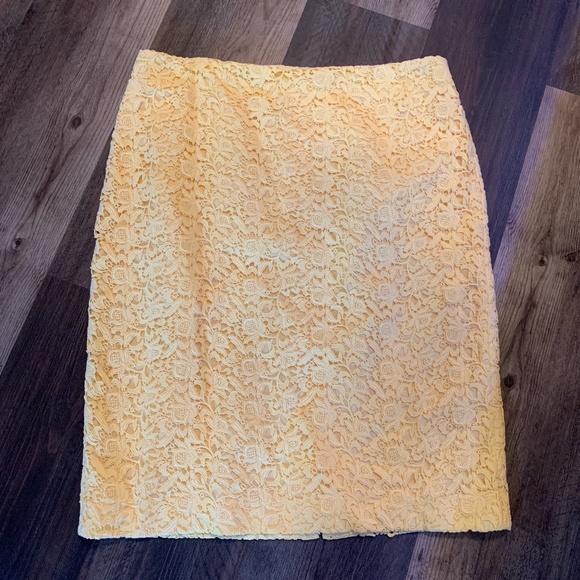 Talbots fully lined lace skirt. Worn twice.‎ Retail 129.50 - Picture 1 of 5